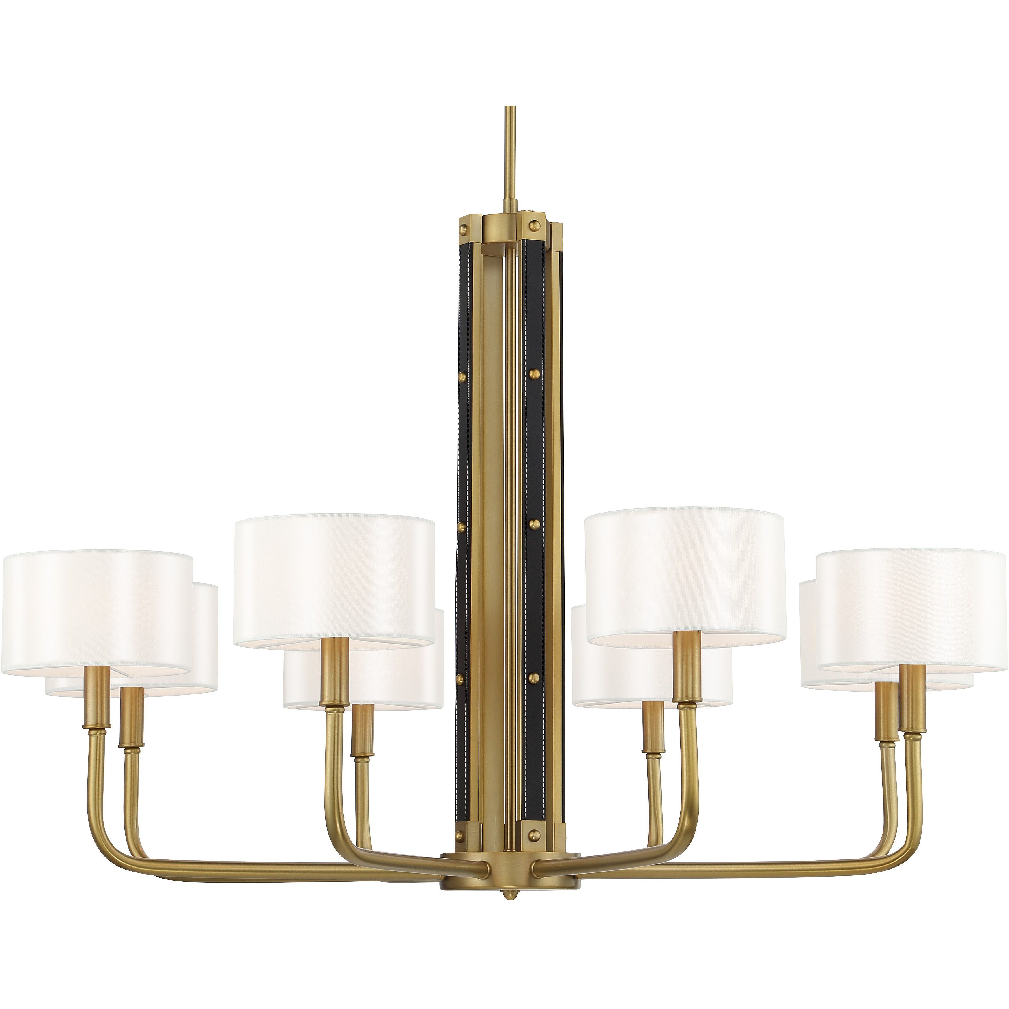 Chelsea 8 Light 40 inch Soft Brass Chandelier Ceiling Light